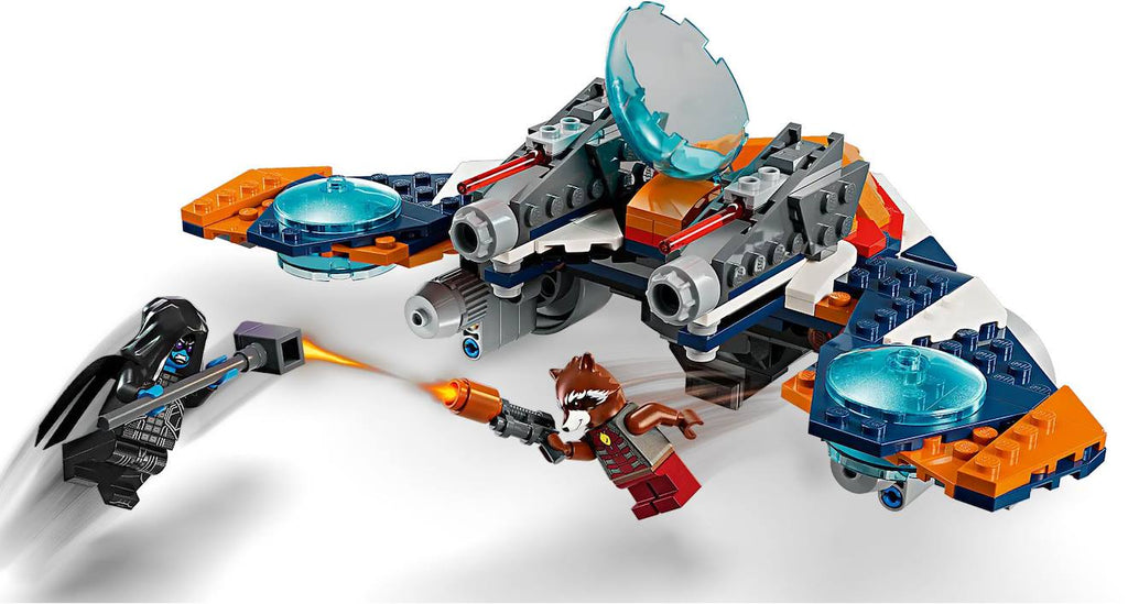LEGO Marvel - le vaisseau spatial de rocket contre ronan - 76278 multicolore