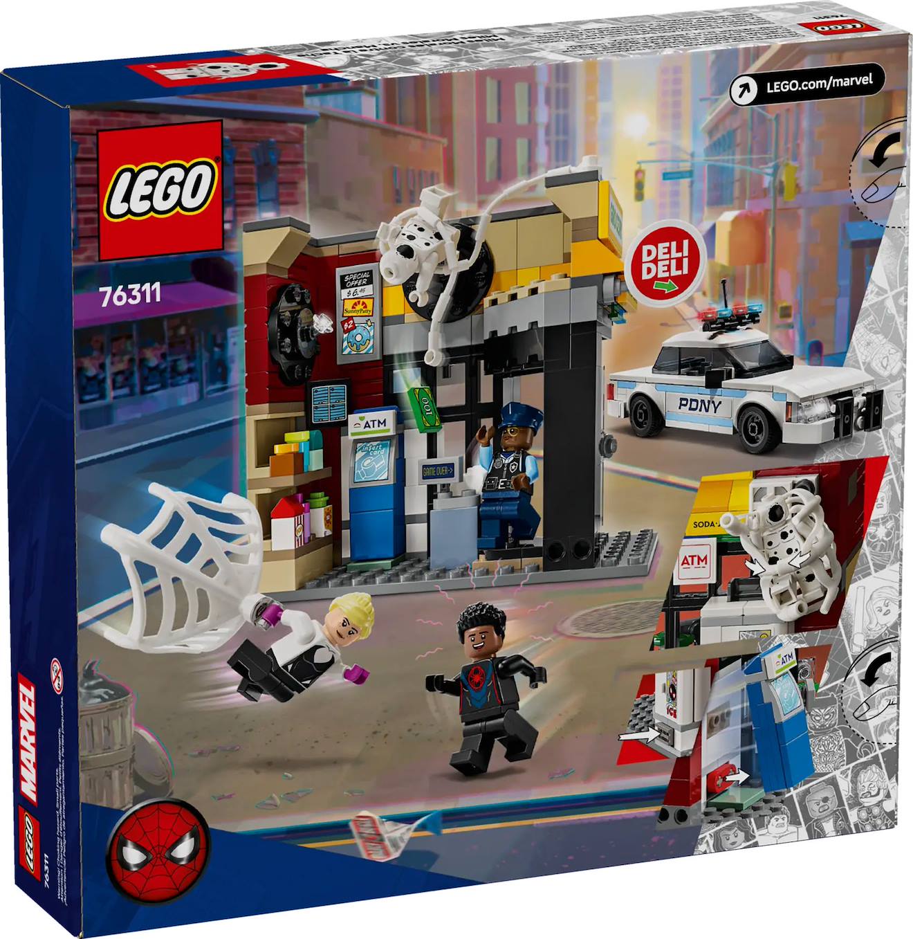 LEGO Marvel - spider-verse : miles morales contre la tâche - 76311 multicolore