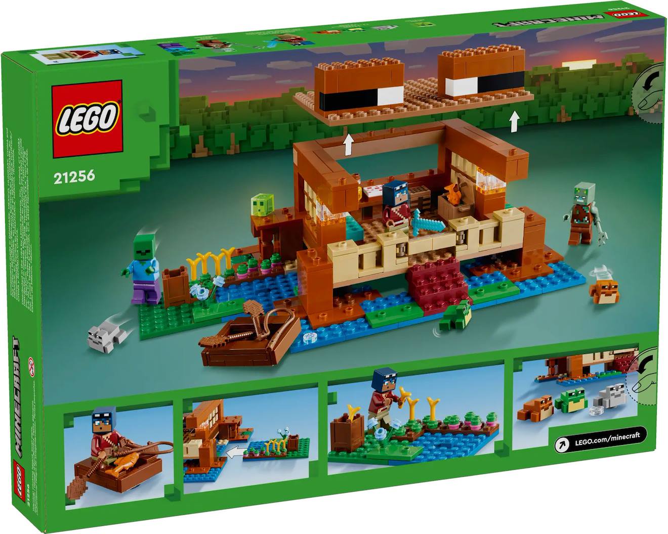 LEGO Minecraft - la maison de la grenouille - 21256 multicolore