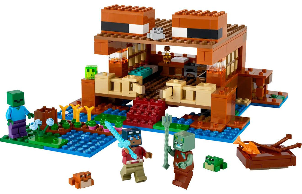 LEGO Minecraft - la maison de la grenouille - 21256 multicolore