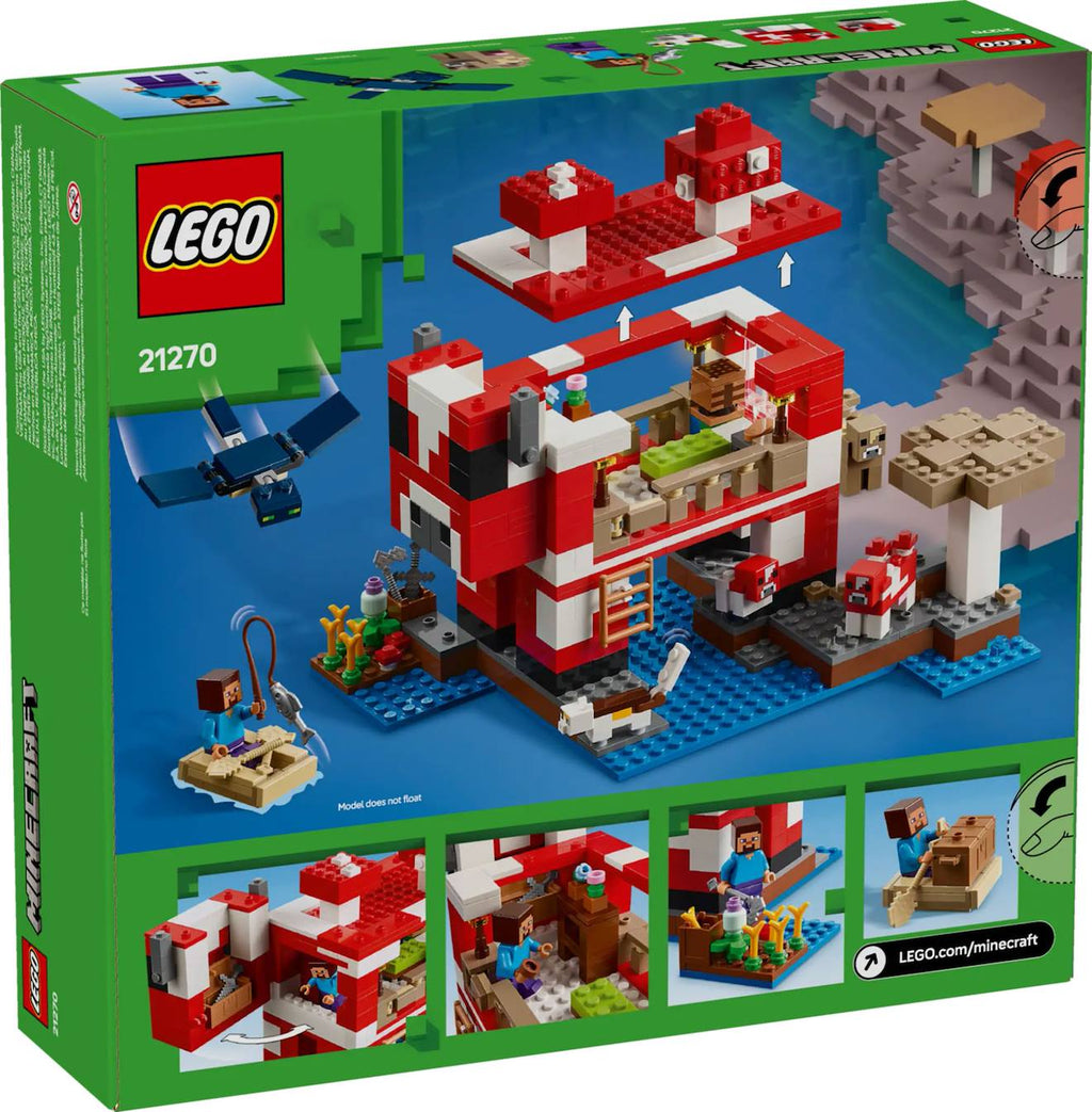 LEGO Minecraft - la maison des champimeuhs - 21270 multicolore