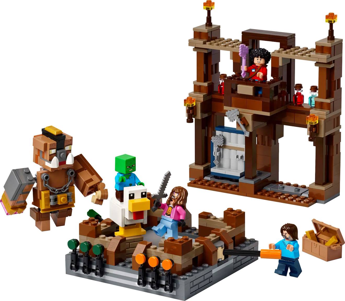 LEGO Minecraft - le ring du manoir des bois - 21272 multicolore