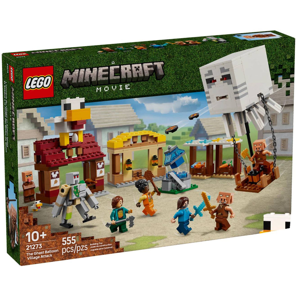 LEGO Minecraft - les ghasts à l'attaque du village - 21273 multicolore