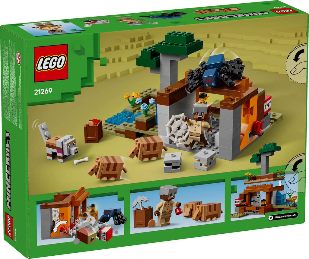 LEGO Minecraft - l'expédition dans la mine du tatou - 21269 multicolore