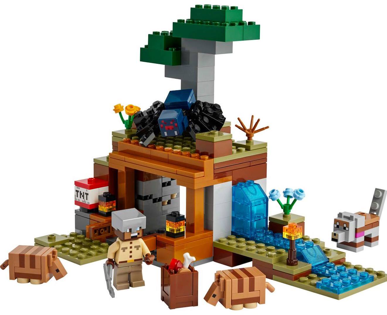LEGO Minecraft - l'expédition dans la mine du tatou - 21269 multicolore