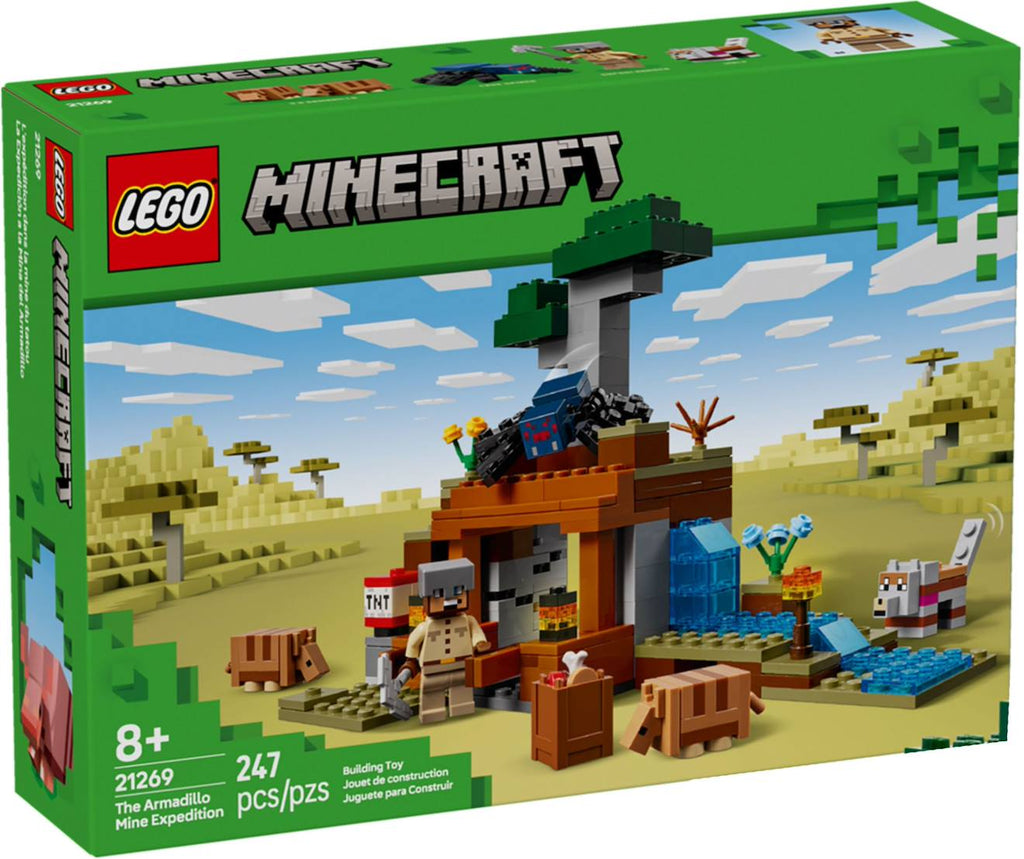LEGO Minecraft - l'expédition dans la mine du tatou - 21269 multicolore