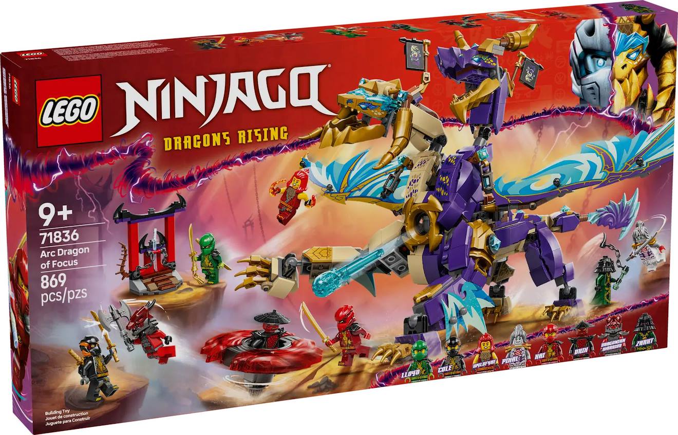 LEGO Ninjago - arc : le dragon de la concentration - 71836 multicolore