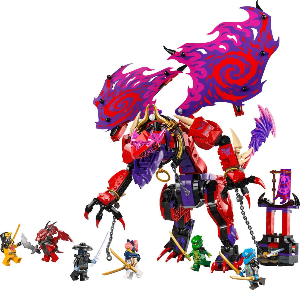 LEGO Ninjago - croc-de-tonnerre : le dragon du chaos - 71832 multicolore
