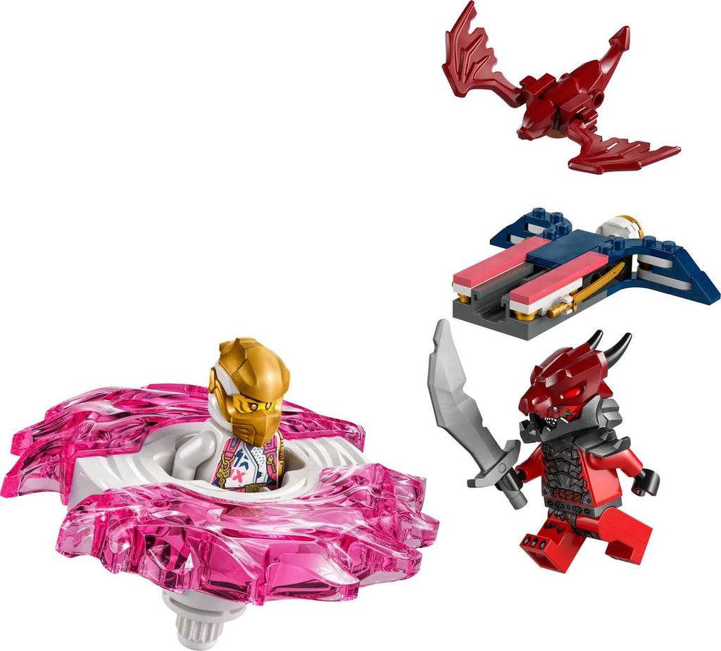 LEGO Ninjago - la toupie spinjitzu du dragon de sora - 71824 multicolore