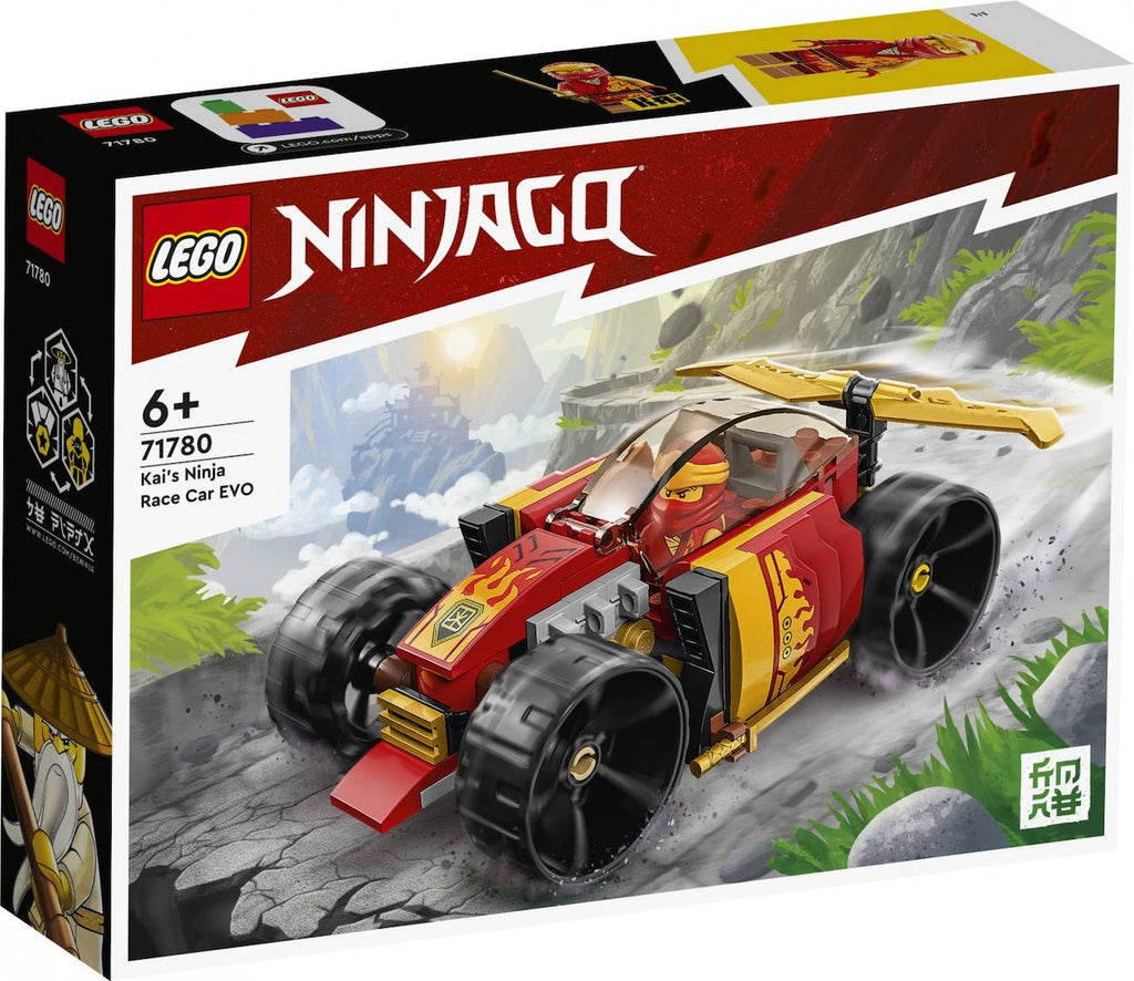 LEGO Ninjago - la voiture de course ninja de kai - évolution - 71780 multicolore