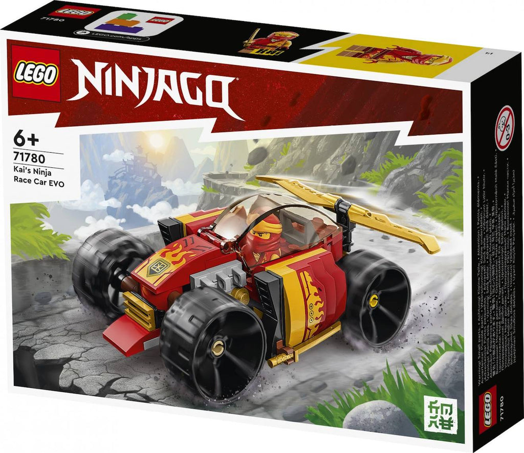 LEGO Ninjago - la voiture de course ninja de kai - évolution - 71780 multicolore