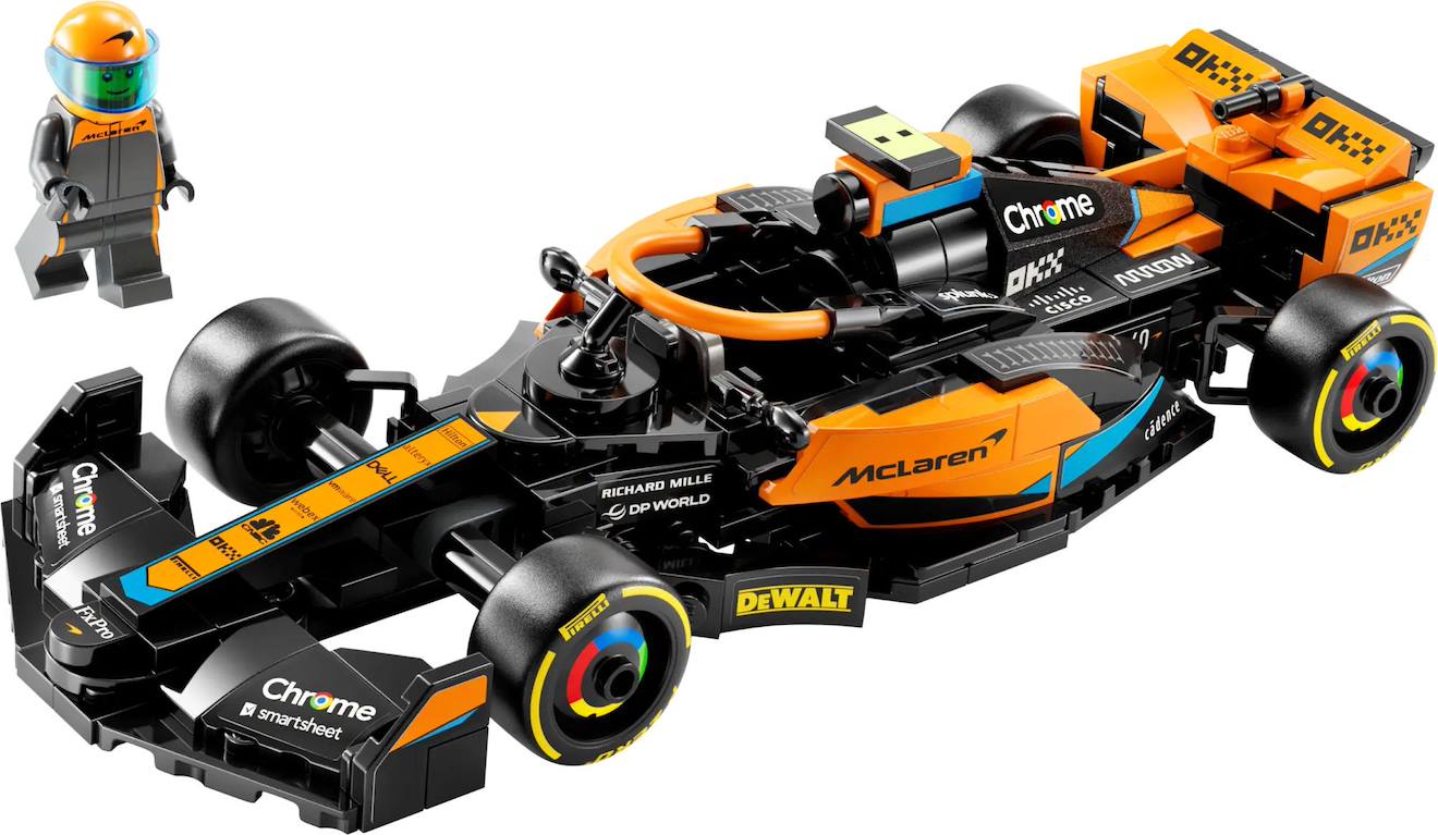 LEGO Speed Champions - la voiture de course de formule 1 mclaren 2023 - 76919 multicolore
