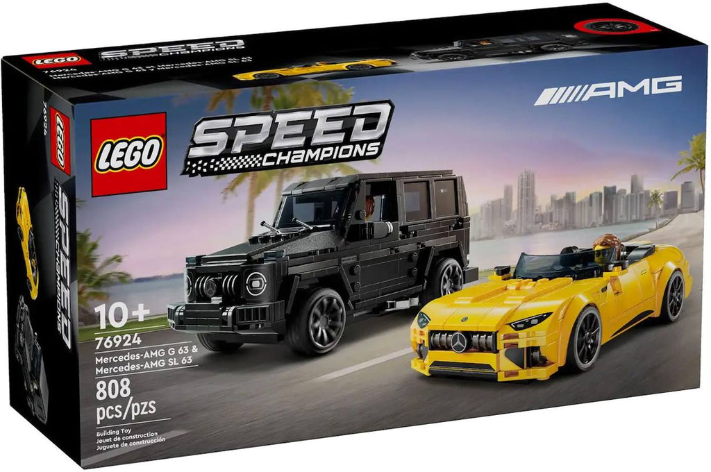 LEGO Speed Champions - mercedes-amg g 63 et mercedes-amg sl 63 - 76924 multicolore