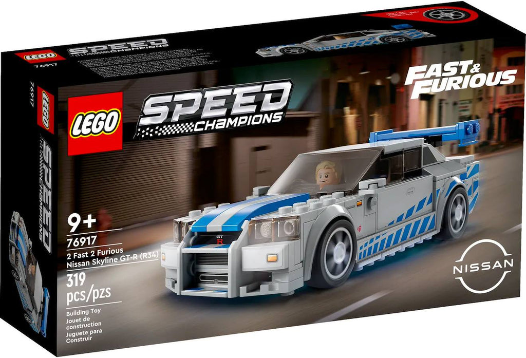 LEGO Speed Champions - nissan skyline gt-r (r34) 2 fast 2 furious - 76917 multicolore