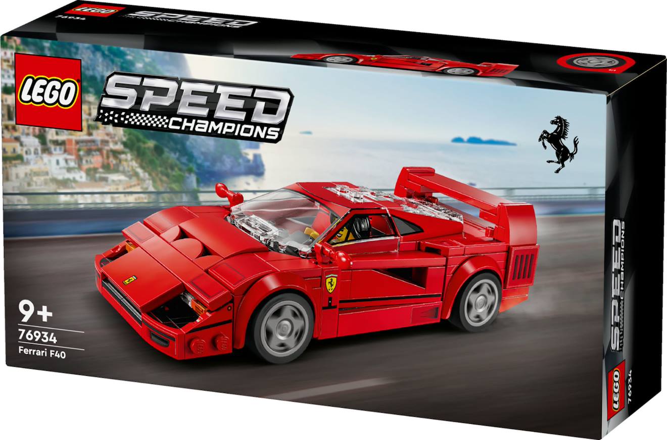 LEGO Speed Champions - supercar ferrari f40 - 76934 multicolore