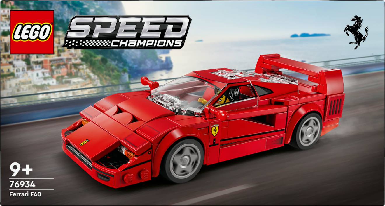 LEGO Speed Champions - supercar ferrari f40 - 76934 multicolore