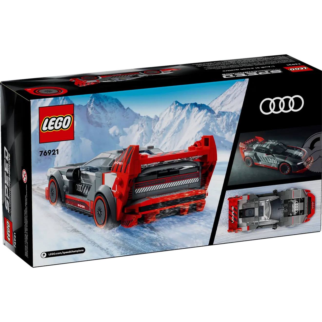 LEGO Speed Champions - voiture de course audi s1 e-tron quattro - 76921 multicolore
