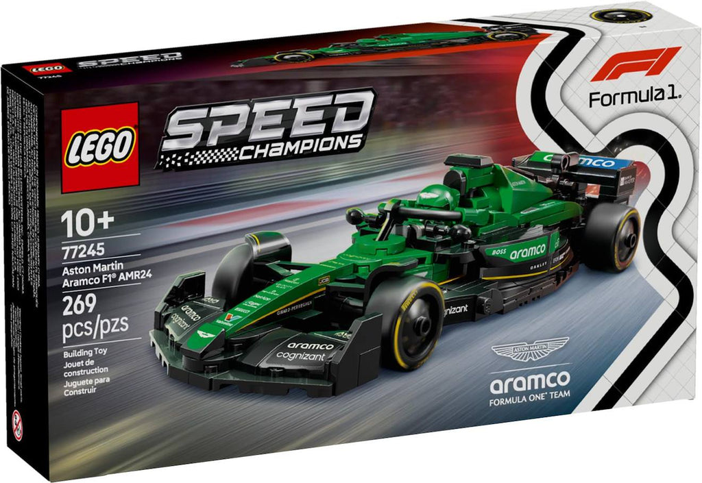 LEGO Speed Champions - voiture f1 aston martin aramco amr24 - 77245 multicolore
