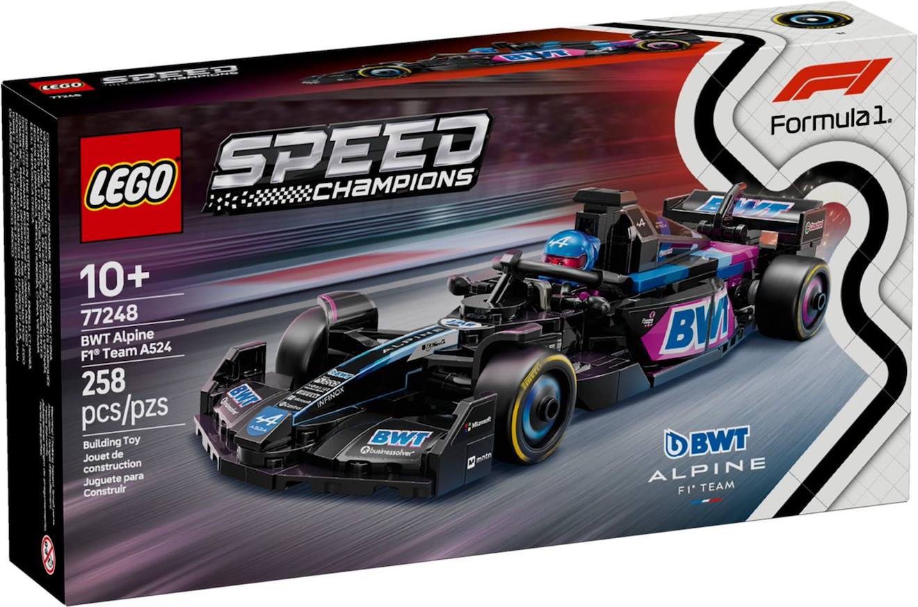 LEGO Speed Champions - voiture f1 bwt alpine team a524 - 77248 multicolore