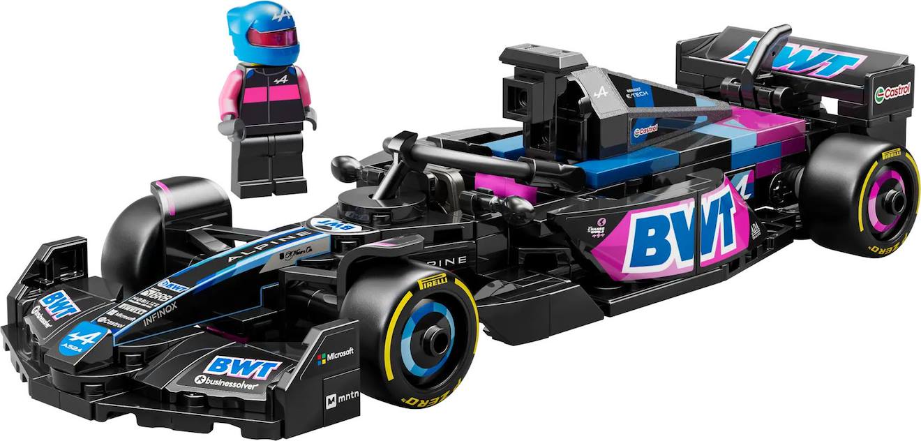 LEGO Speed Champions - voiture f1 bwt alpine team a524 - 77248 multicolore