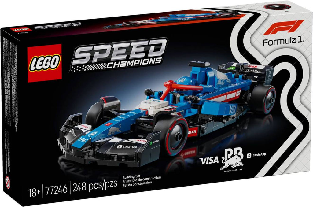 LEGO Speed Champions - voiture f1 visa cash app rb vcarb 01 - 77246 multicolore
