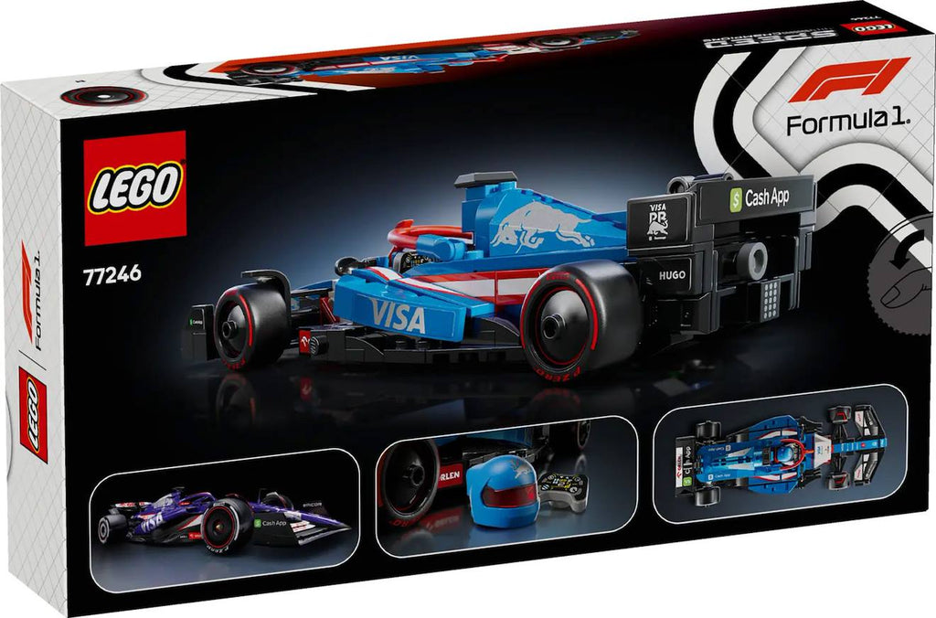 LEGO Speed Champions - voiture f1 visa cash app rb vcarb 01 - 77246 multicolore