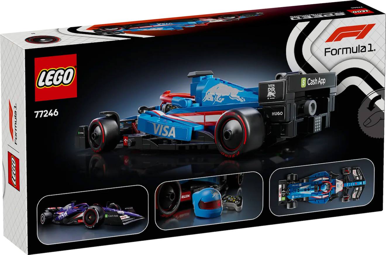 LEGO Speed Champions - voiture f1 visa cash app rb vcarb 01 - 77246 multicolore