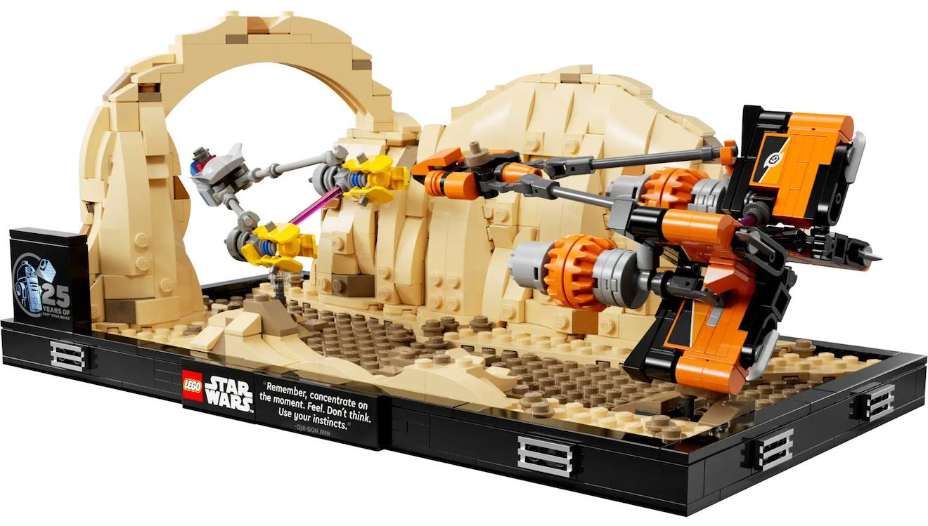 LEGO Star Wars - diorama de la course de podracers de mos espa - 75380 multicolore