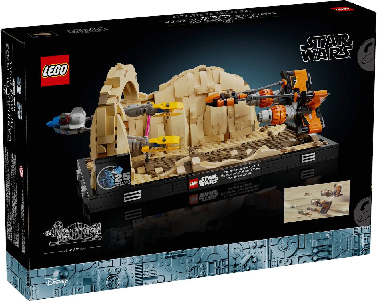 LEGO Star Wars - diorama de la course de podracers de mos espa - 75380 multicolore