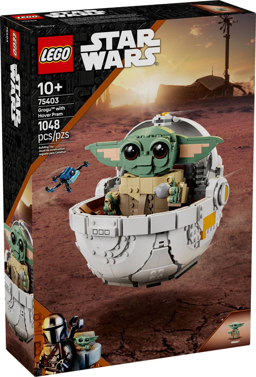 LEGO Star Wars - grogu et son landau - 75403 multicolore