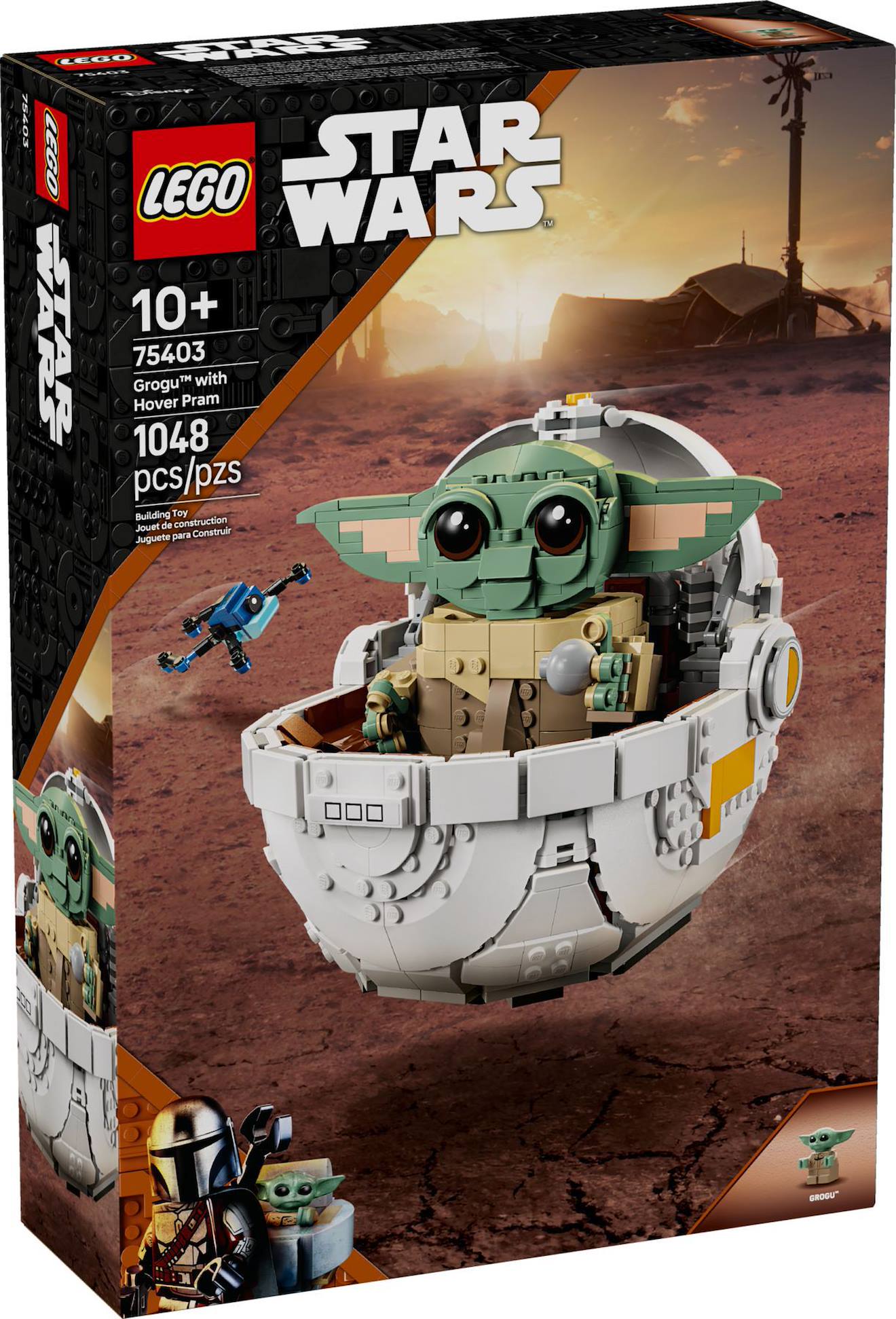 LEGO Star Wars - grogu et son landau - 75403 multicolore