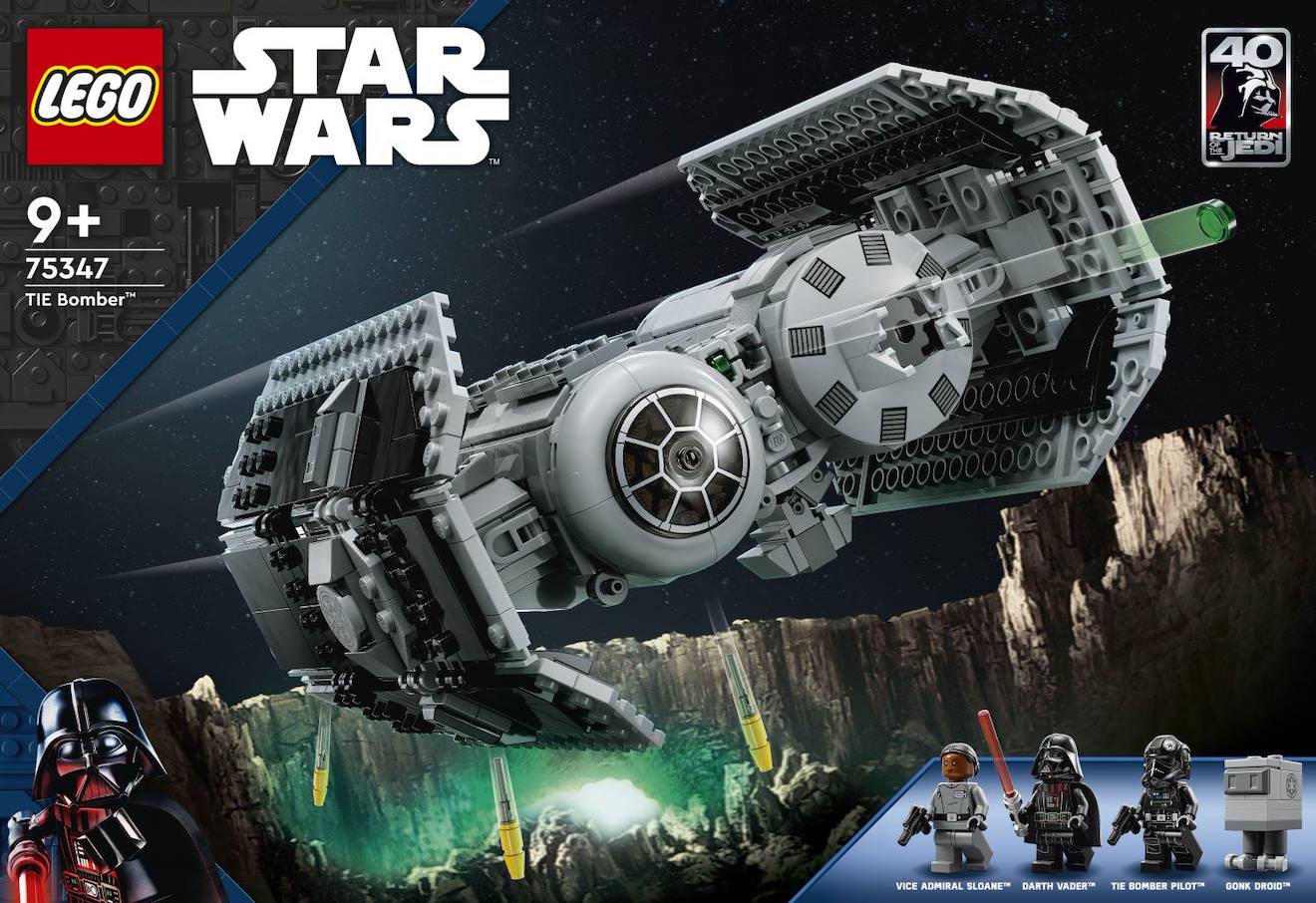 LEGO Star Wars - le bombardier tie - 75347 multicolore