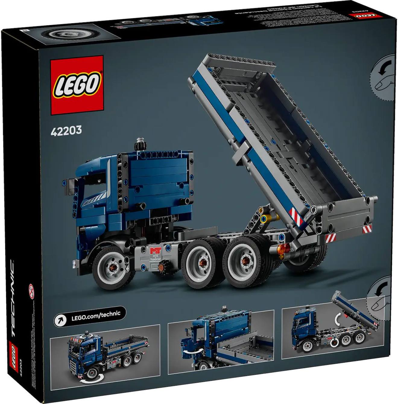 LEGO Technic - camion benne - 42203 multicolore