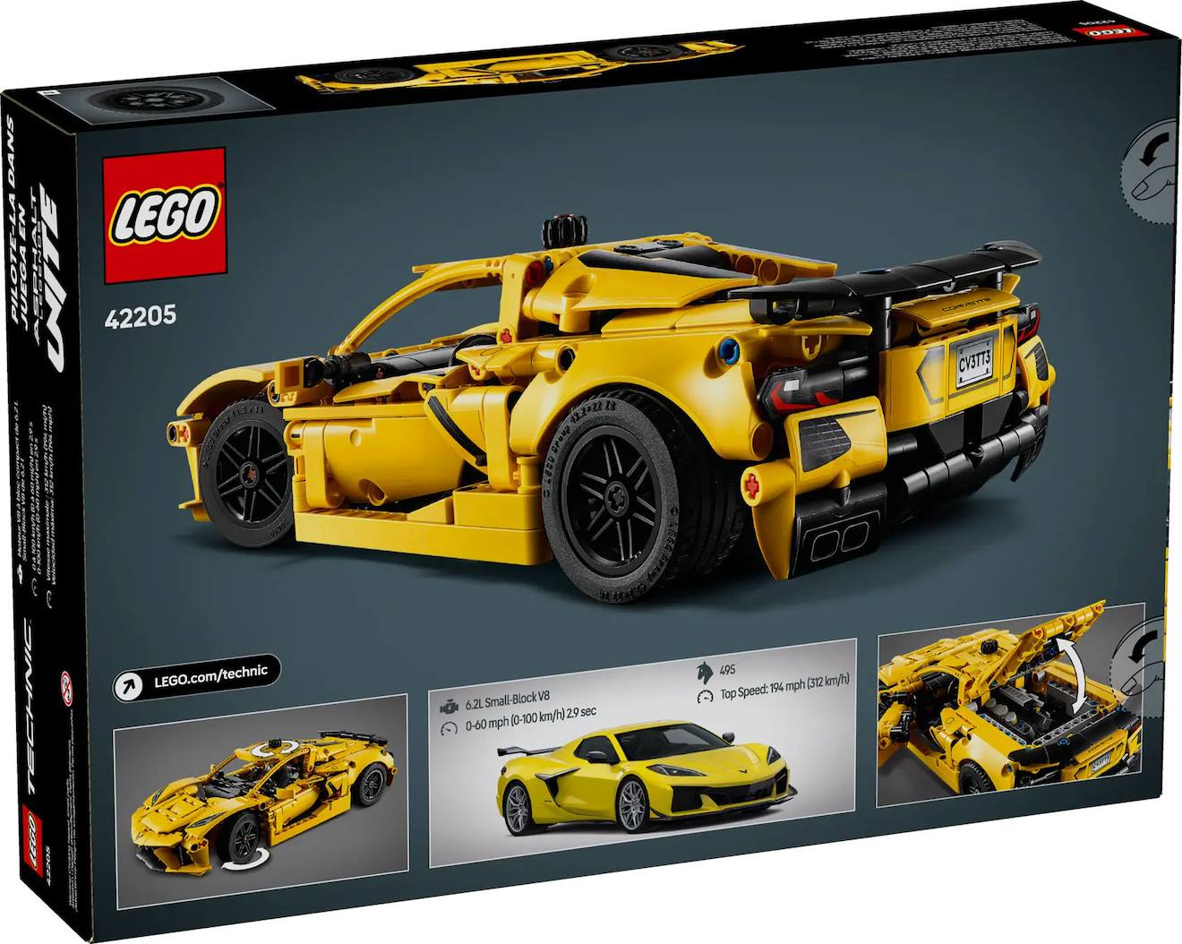 LEGO Technic - chevrolet corvette stingray - 42205 multicolore