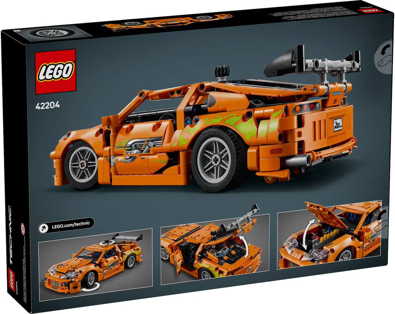LEGO Technic - fast and furious toyota supra mk4 - 42204 multicolore