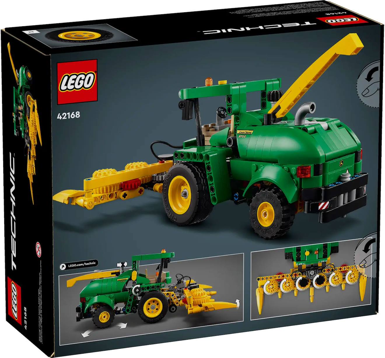 LEGO Technic - john deere 9700 forage harvester - 42168 multicolore