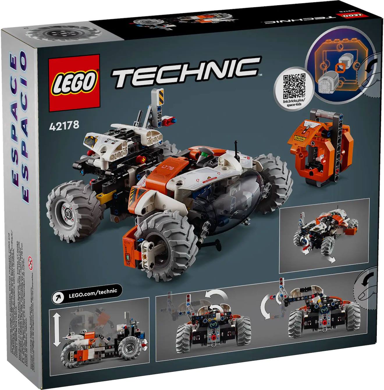LEGO Technic - la chargeuse spatiale de surface lt78 - 42178 multicolore