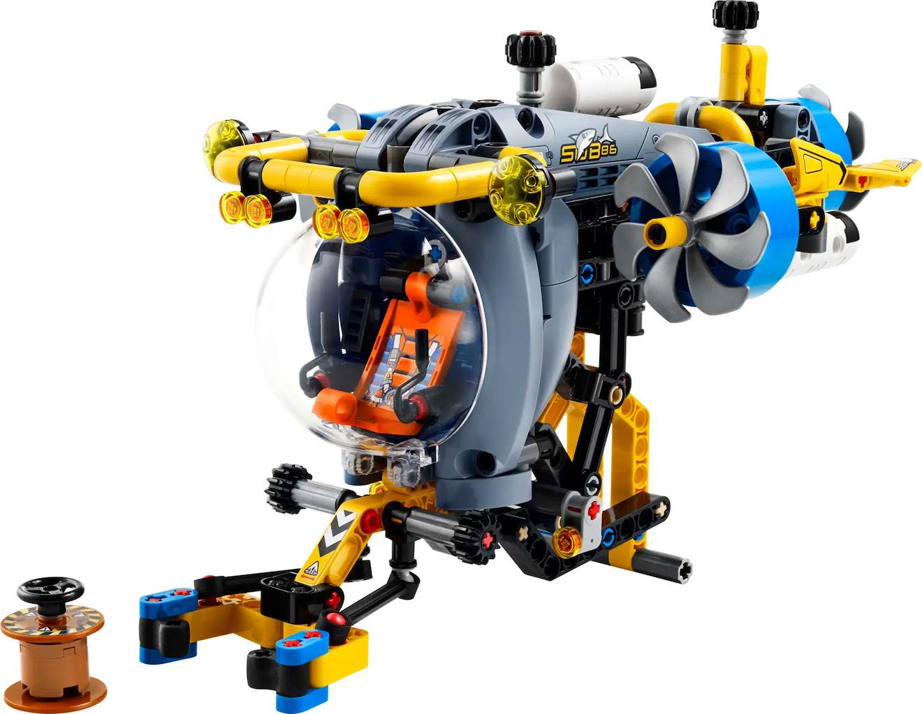 LEGO Technic - le sous-marin de recherche en haute mer - 42201 multicolore