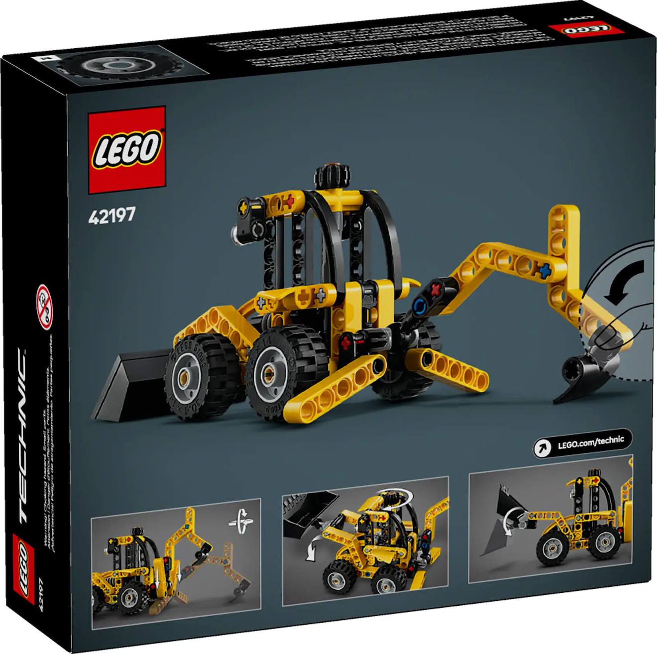 LEGO Technic - le tractopelle - 42197 multicolore