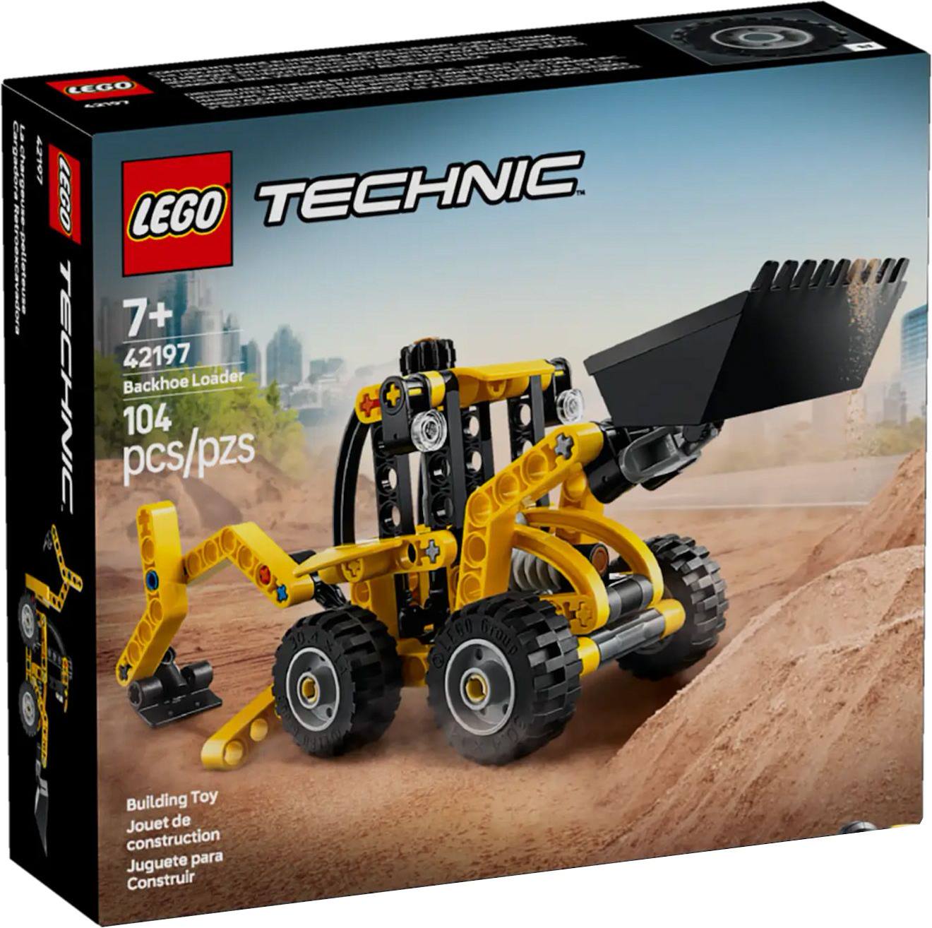 LEGO Technic - le tractopelle - 42197 multicolore