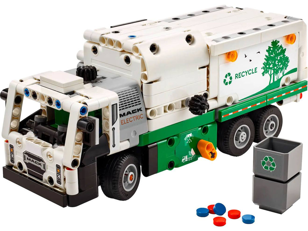 LEGO Technic - mack lr electric camion poubelle - 42167 multicolore