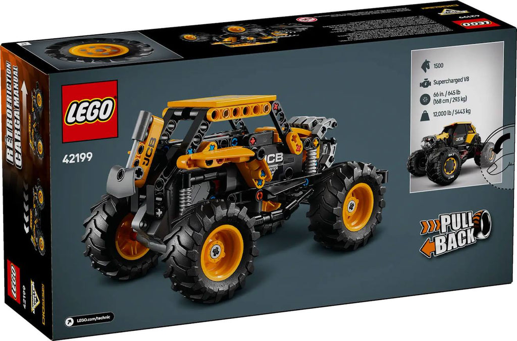 LEGO Technic - monster jam digatron à rétrofriction - 42199 multicolore