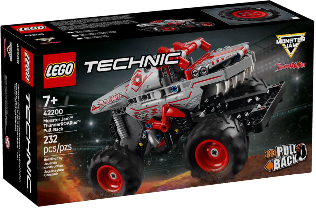 LEGO Technic - monster jam thunderroarus à rétrofriction - 42200 multicolore