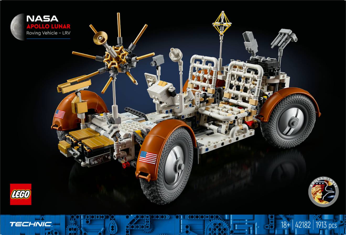 LEGO Technic - véhicule d'exploration lunaire nasa apollo - lrv - 42182 multicolore