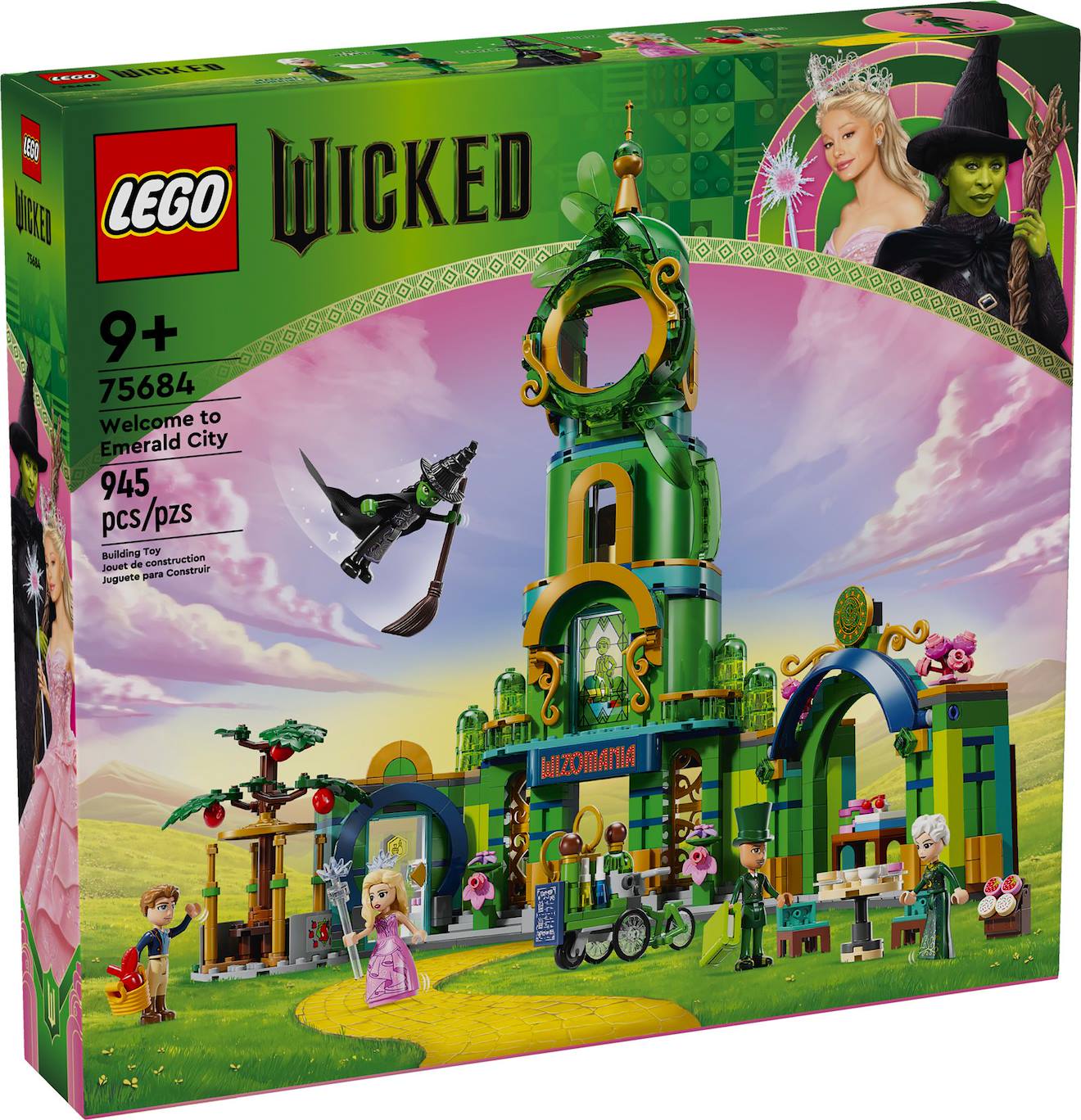 LEGO wicked - bienvenue à emerald city - 75684 multicolore