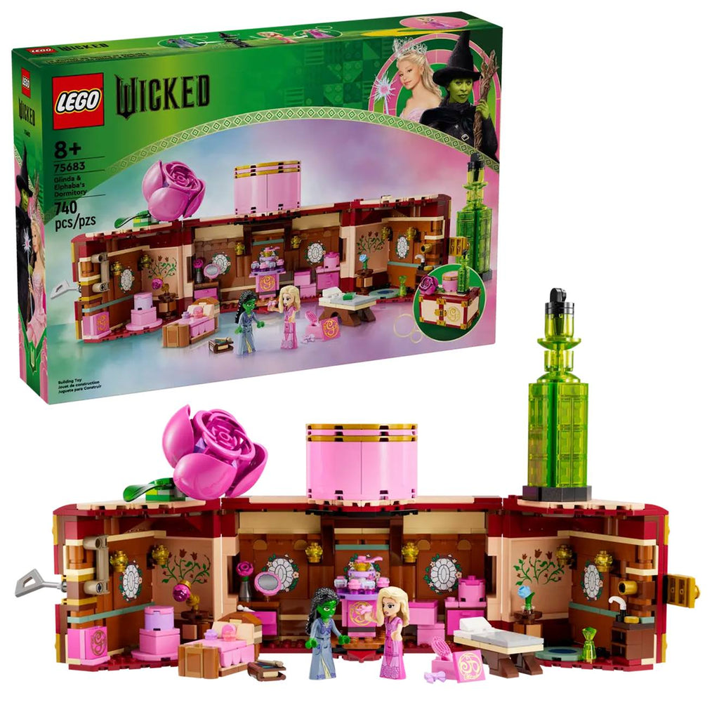 LEGO wicked le dortoir de glinda et d'elphaba 75683 multicolore