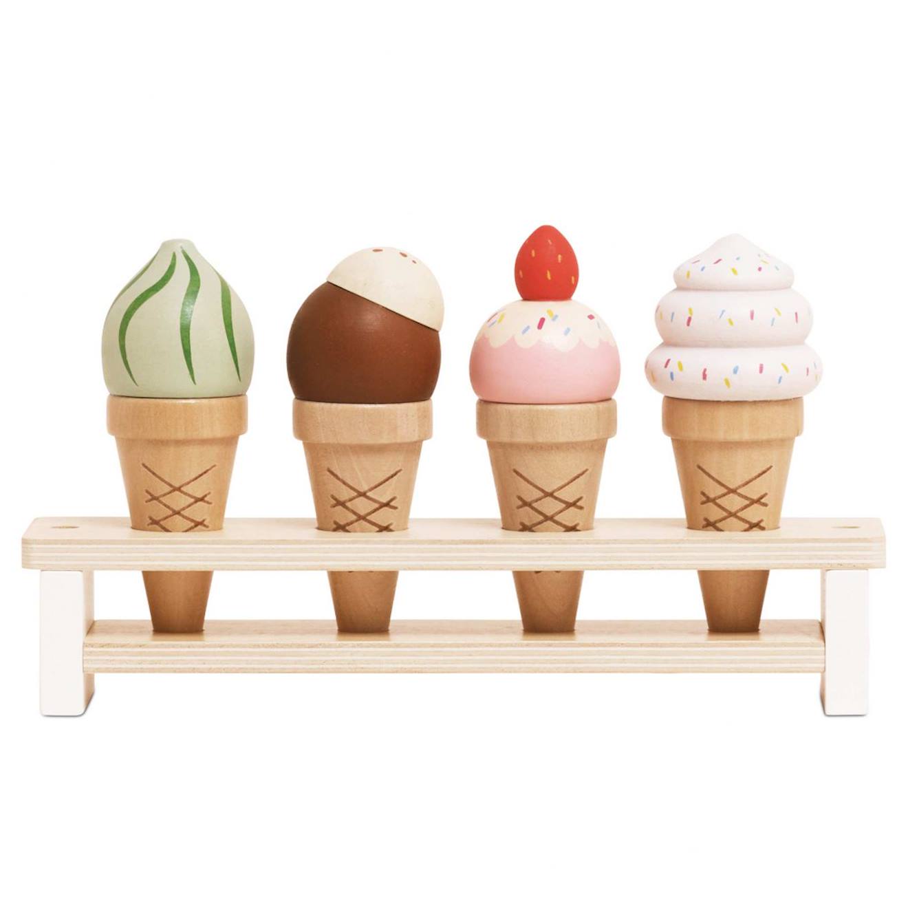 Les crèmes glacées beige