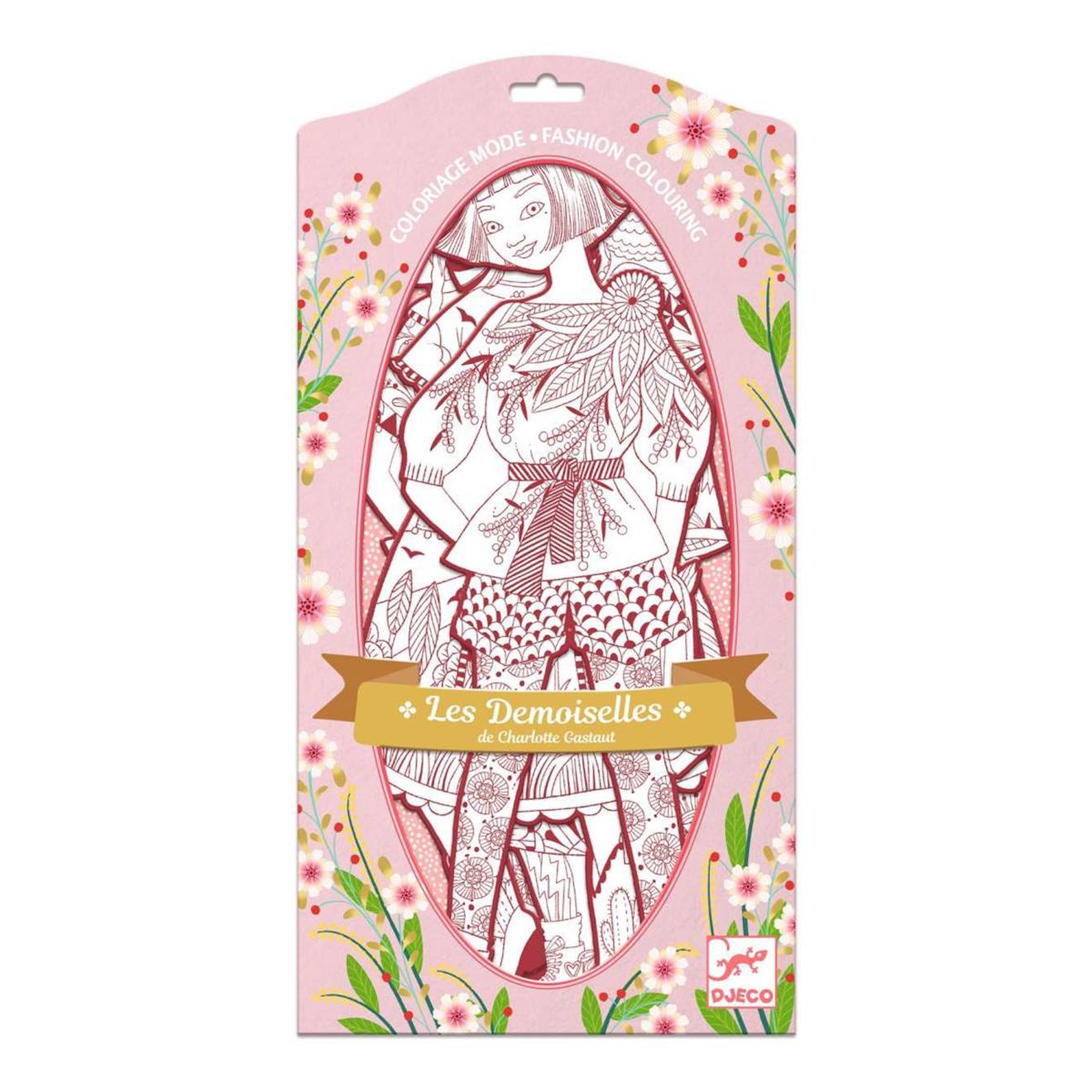 Les demoiselles dessins à colorier fiodor multicolore