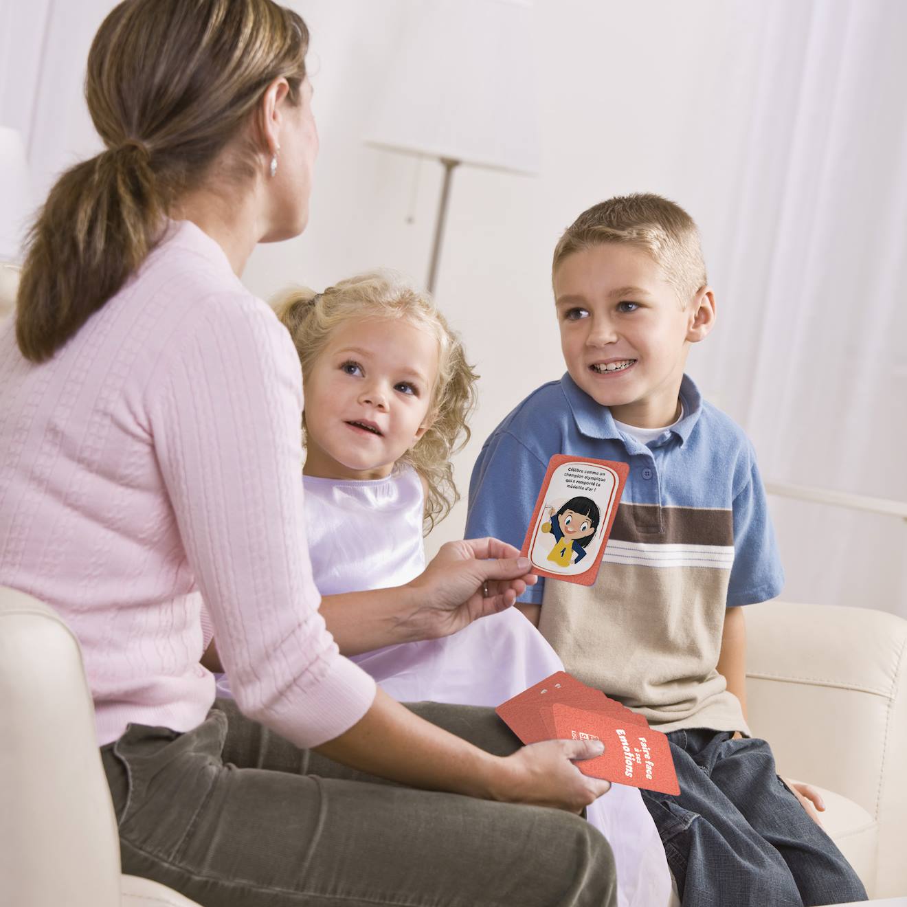 Les jeux des émotions, 84 cartes illustrées, jeu gestion des émotions pour enfants multicolore