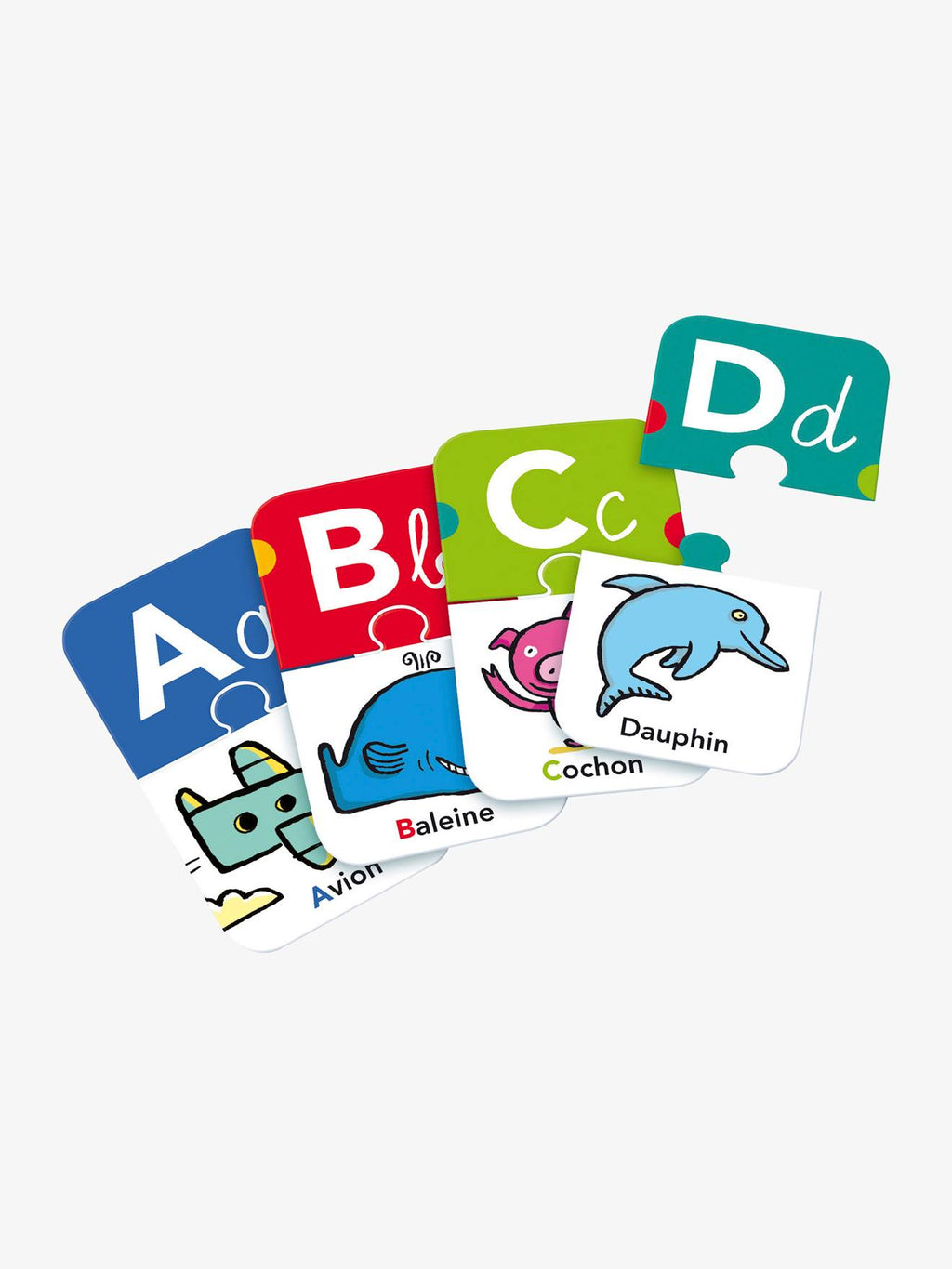 Les lettres multicolore
